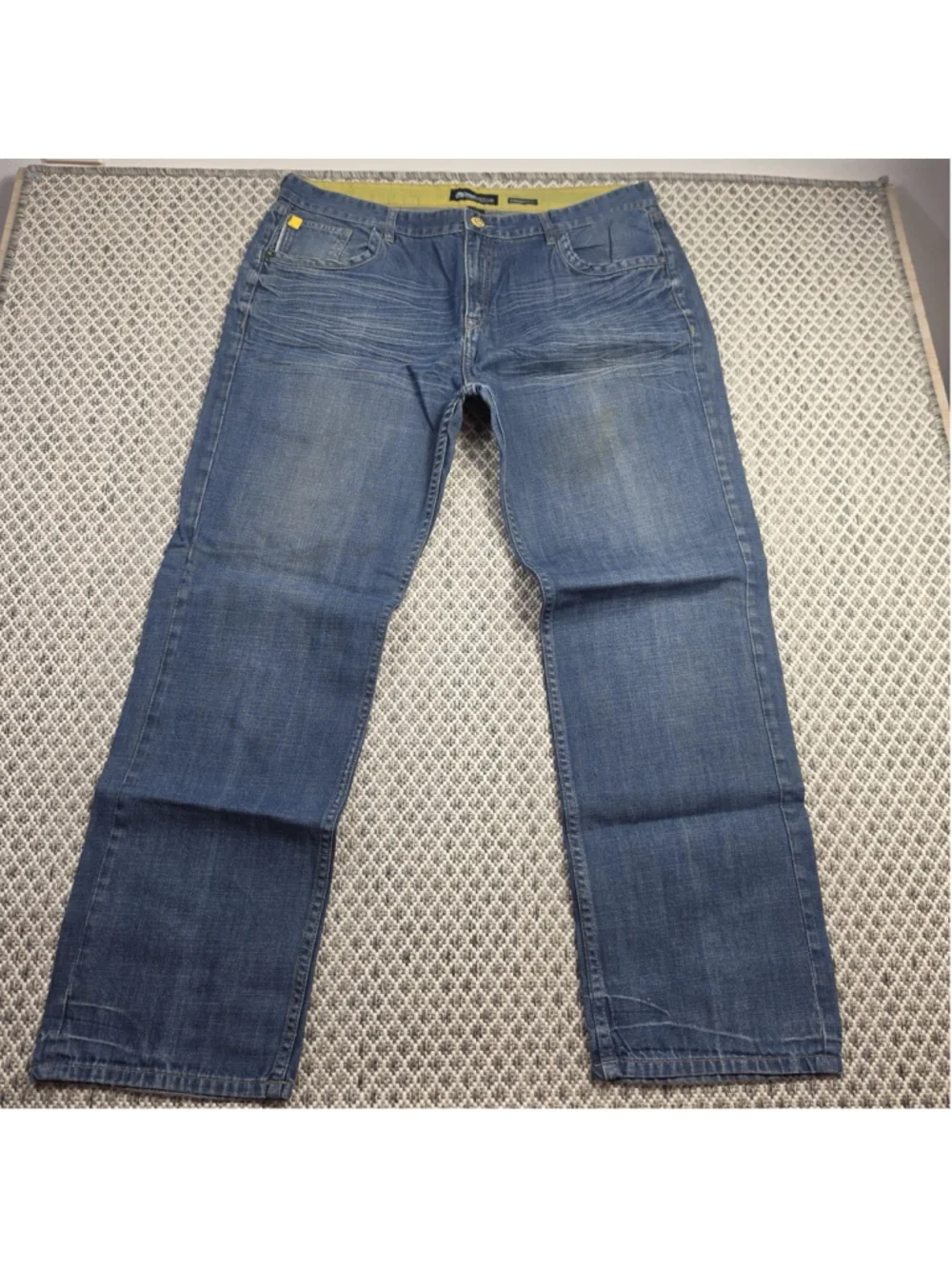 Ecko Unltd Straight Fit Jeans Men’s W40 Blue Denim 100% Cotton Streetwear Y2K